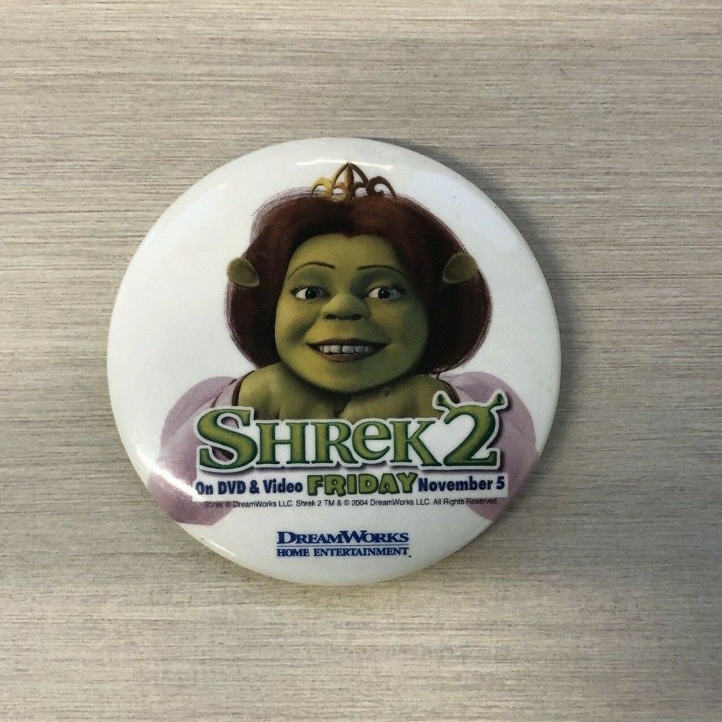 Shrek 2 Dvd & Video Release Button